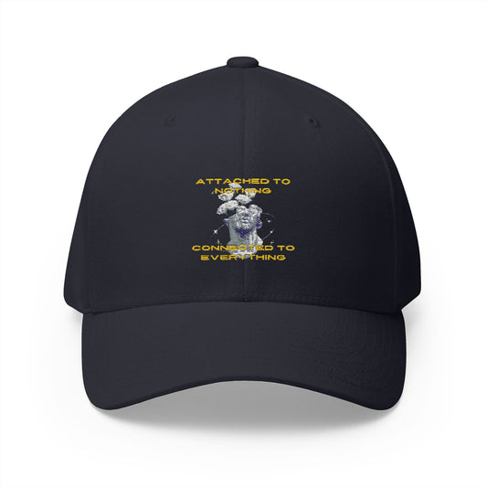 Attached to Nothing Closed-Back Structured Cap (Embroidery)