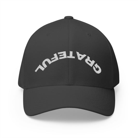 Grateful Closed-Back Structured Cap (Embroidery)