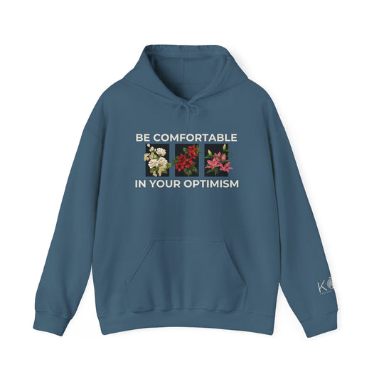 Be Comfortable in your Optimism Hoodie