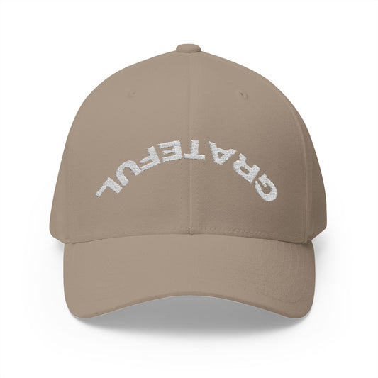 Grateful Closed-Back Structured Cap (Embroidery)