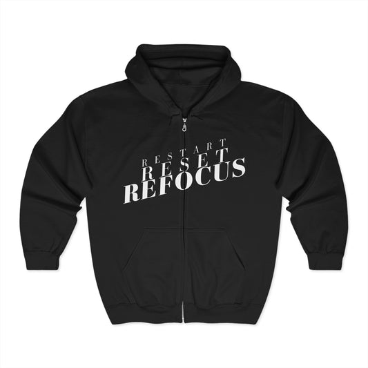 Reset Restart Refocus Hoodie