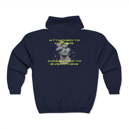 Attached to Nothing Zip Hoodie