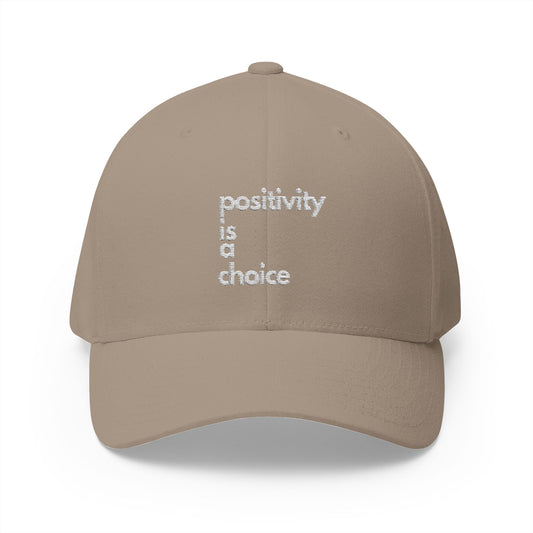 Positivity is a Choice Closed-Back Structured Cap (Embroidery)
