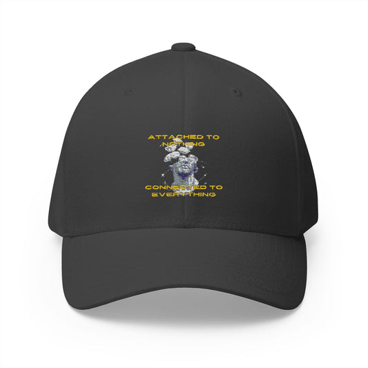 Attached to Nothing Closed-Back Structured Cap (Embroidery)