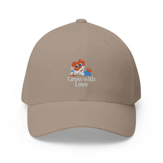 Grow With Love Closed-Back Structured Cap (Embroidery)