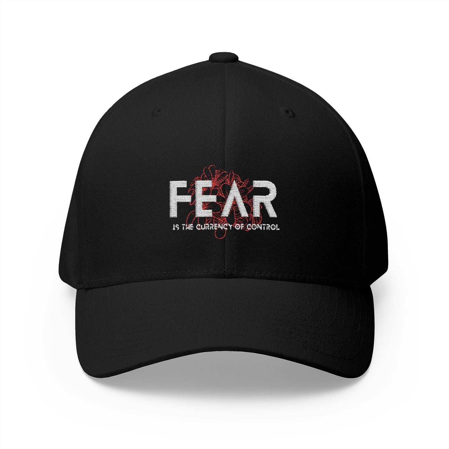 Fear Currency Closed-Back Structured Cap (Embroidery)