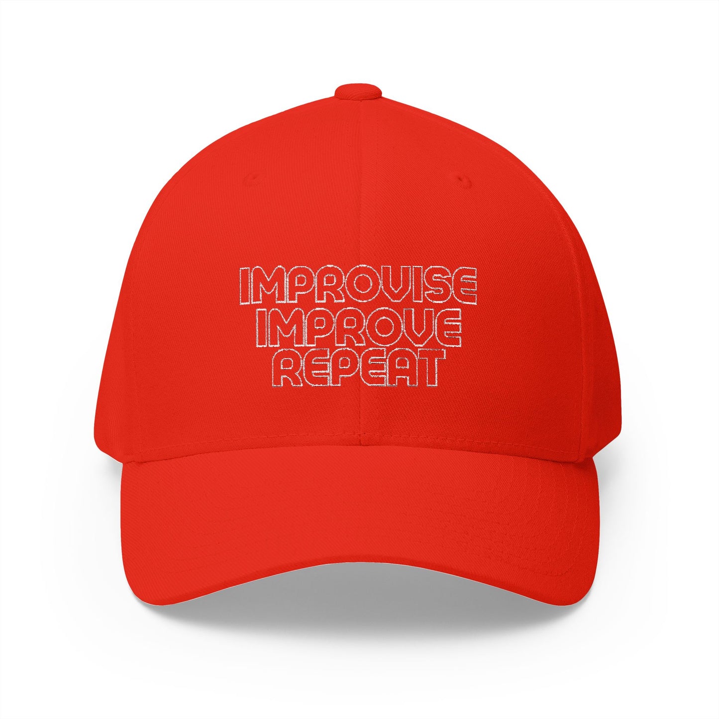 Improve Improvise Repeat Closed-Back Structured Cap (Embroidery)