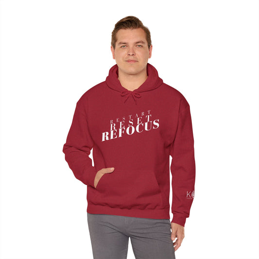 Reset Restart Refocus Hoodie